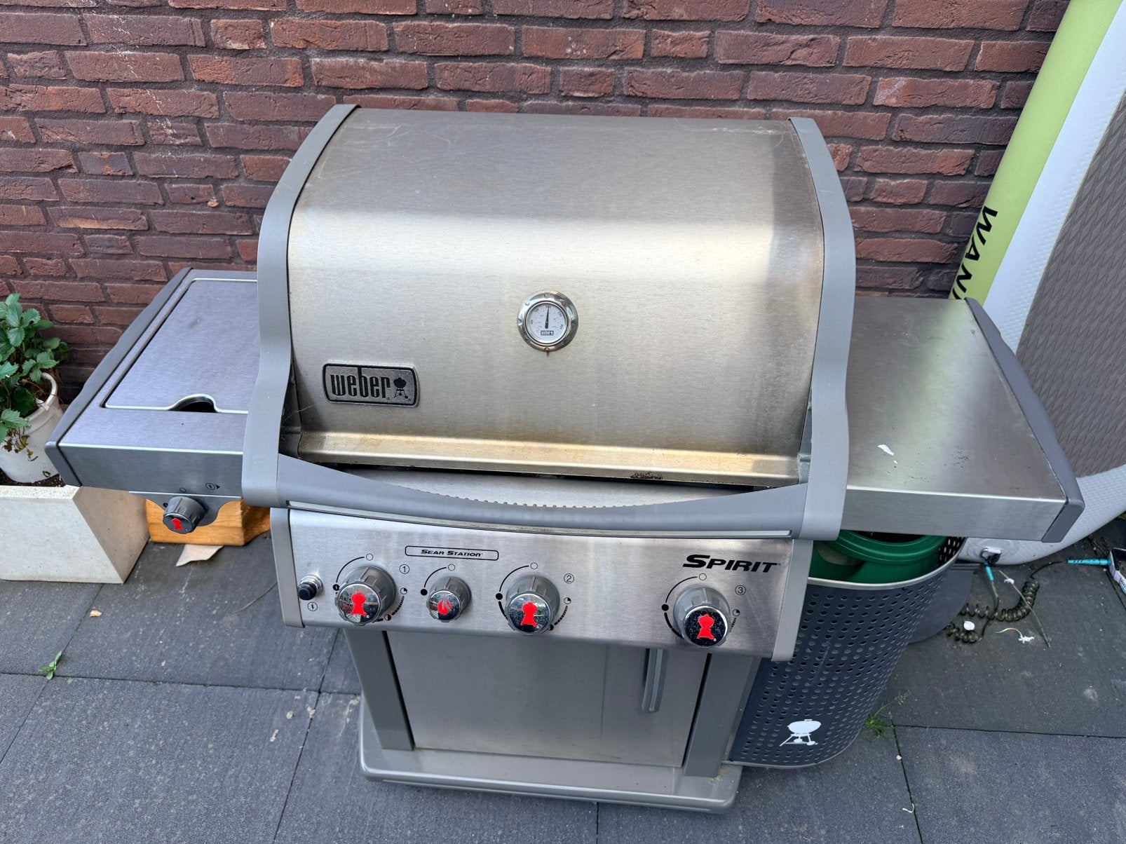 Weber Spirit S-330 GBS RVS BBQ, Tuin en Terras, Gasbarbecues, Ophalen, Gebruikt
