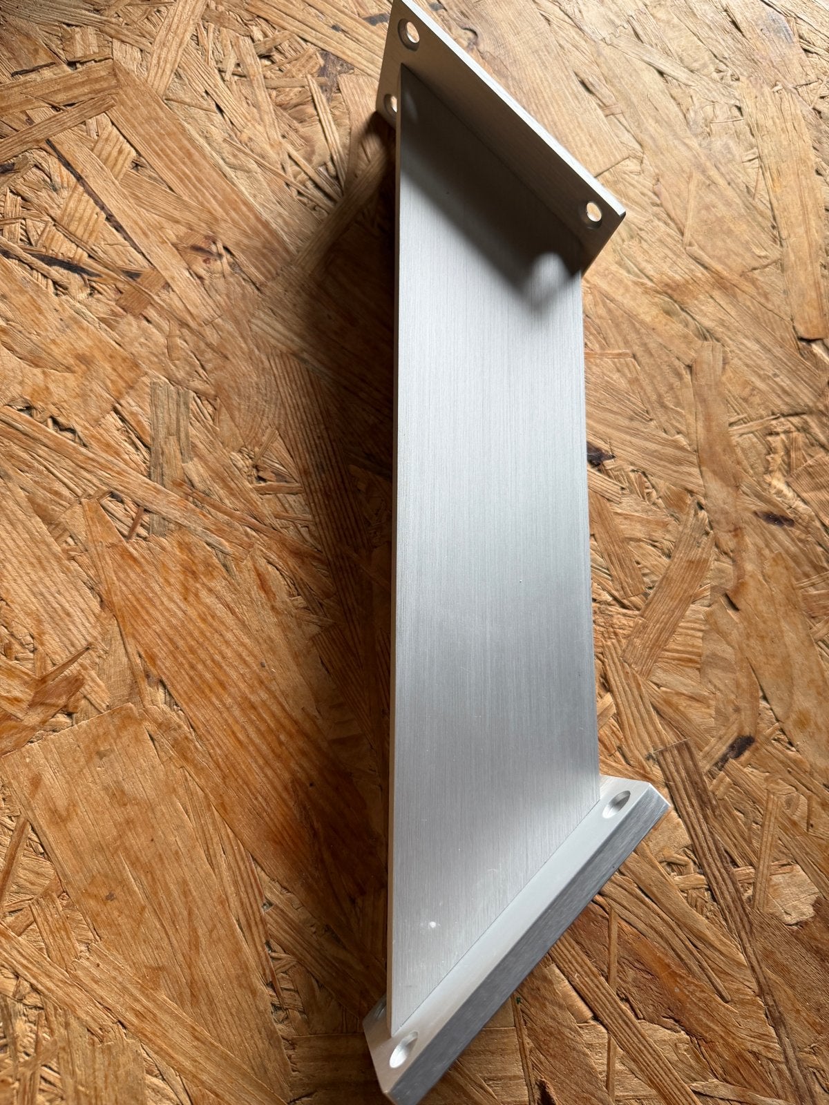 Aluminium barsteun Korfu schuin 170mm RVS -look, Ophalen, Overige typen, Metaal, Nieuw