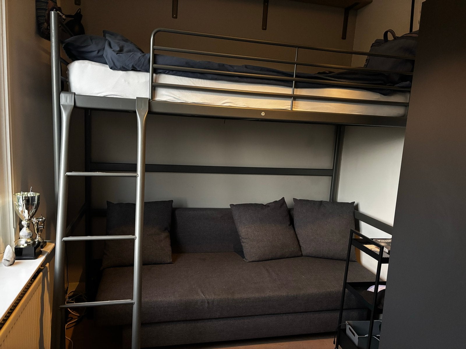 Hoogslaper van Ikea  - Ideaal voor kleine ruimtes, Ophalen, Gebruikt, Eenpersoons, 200 cm