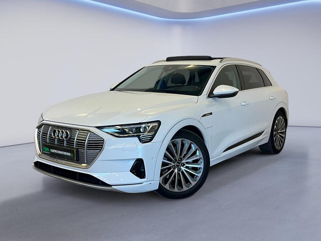 Audi E-tron 55 quattro Business edition Plus 95 kWh|PANO|INR, Auto's, Audi, Automaat, 131 €/maand, Zwart, 95 kWh