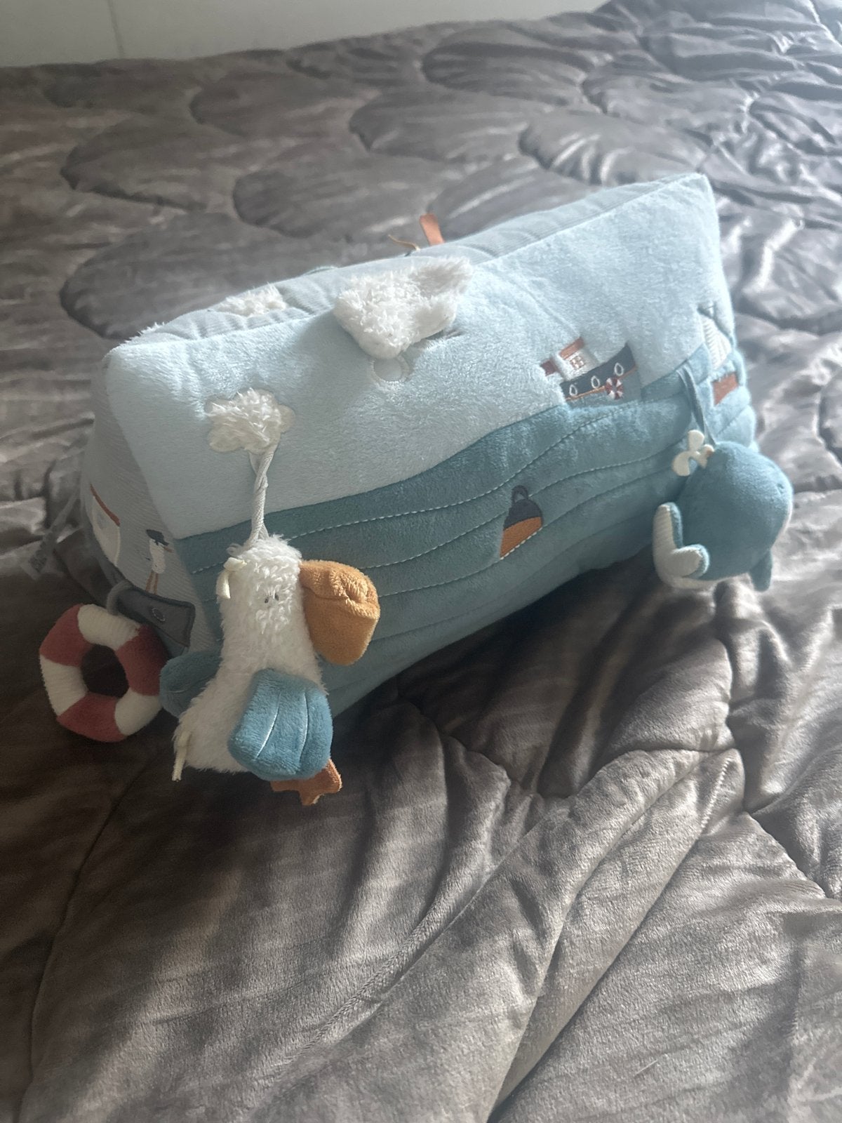 Zachte baby Little Dutch speelkubus met maritiem thema, Ophalen, Zo goed als nieuw, Overige typen