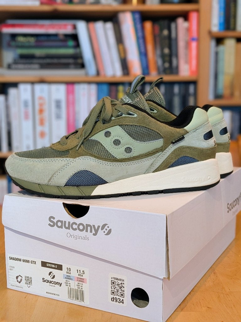 Saucony Shadow 6000 GTX 'Forest Sage' (maat 44), Overige kleuren, Ophalen of Verzenden, Saucony, Sneakers of Gympen