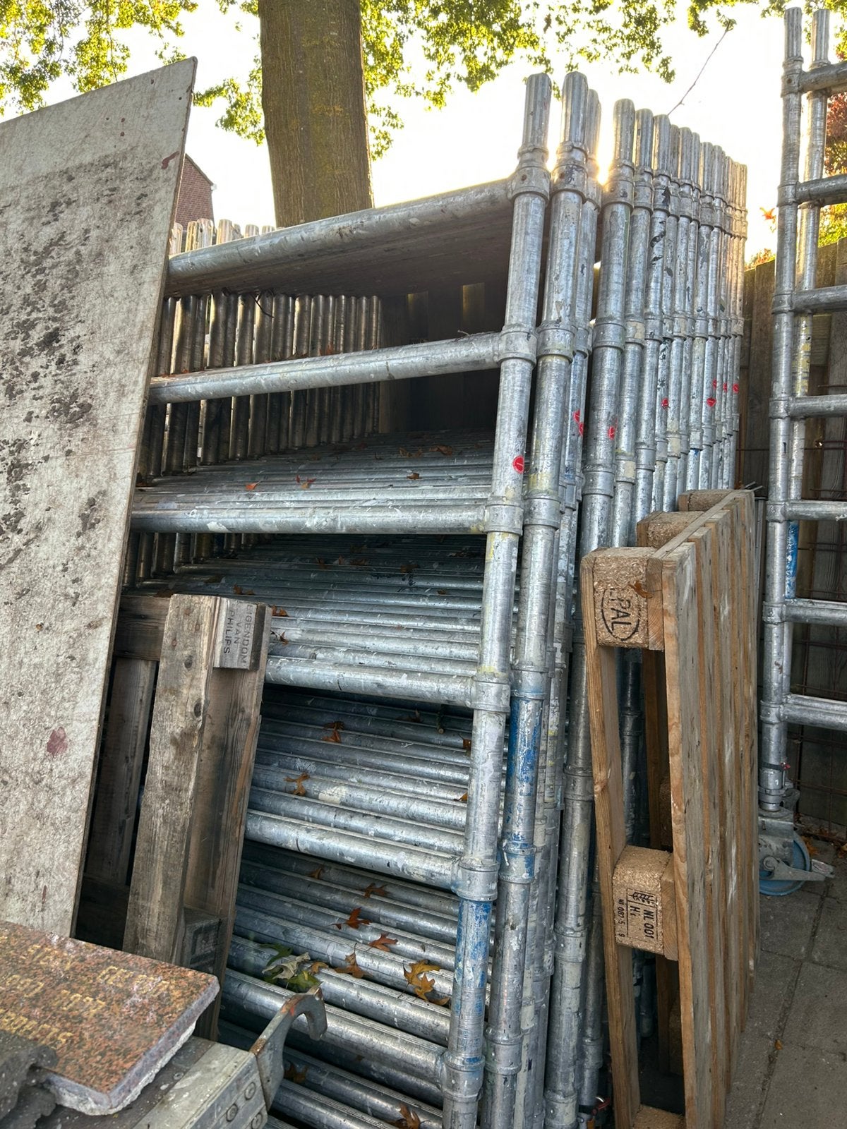20m1 steigers aluminium alltrex professional partij, Ophalen, Gebruikt, ., Alltrex