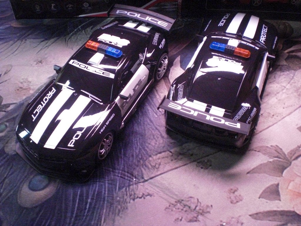 Afstand bestuurbare Police Car 1:12 Gratis thuis in NL, Elektro, Nieuw, Ophalen of Verzenden, Auto onroad