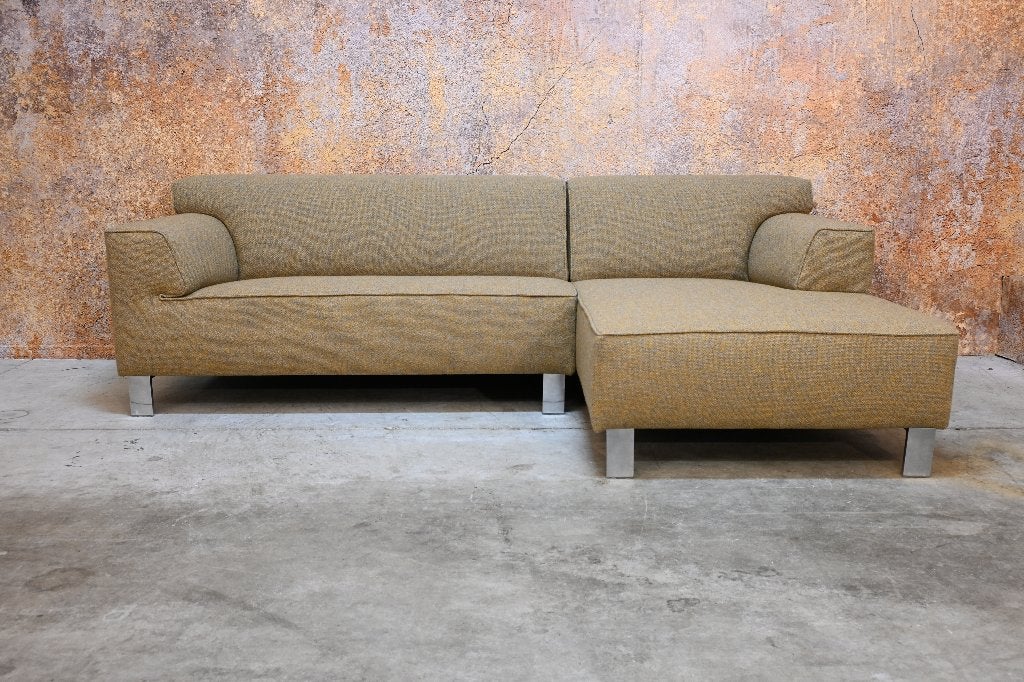 NIEUW beklede Leolux Pode Insert design hoekbank, Leolux, Leolux, Hoekbank, 300 cm of meer