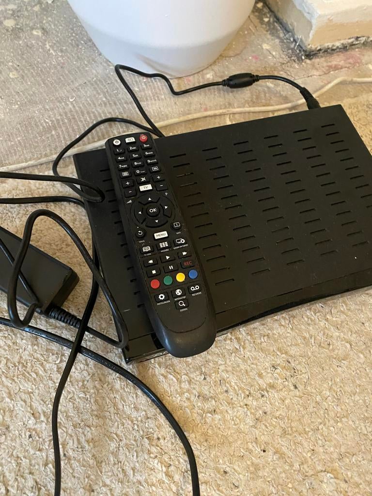 Amino Android mediabox Odido met app voor IP-TV, Ophalen, Gebruikt, Decoder