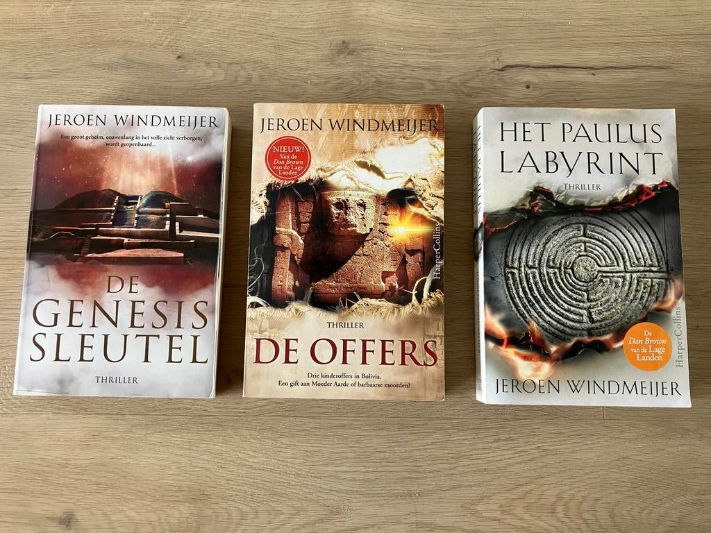 3x boeken Jeroen Windmeijer, Boeken, Ophalen of Verzenden, Zo goed als nieuw, Nederland, Jeroen Windmeijer