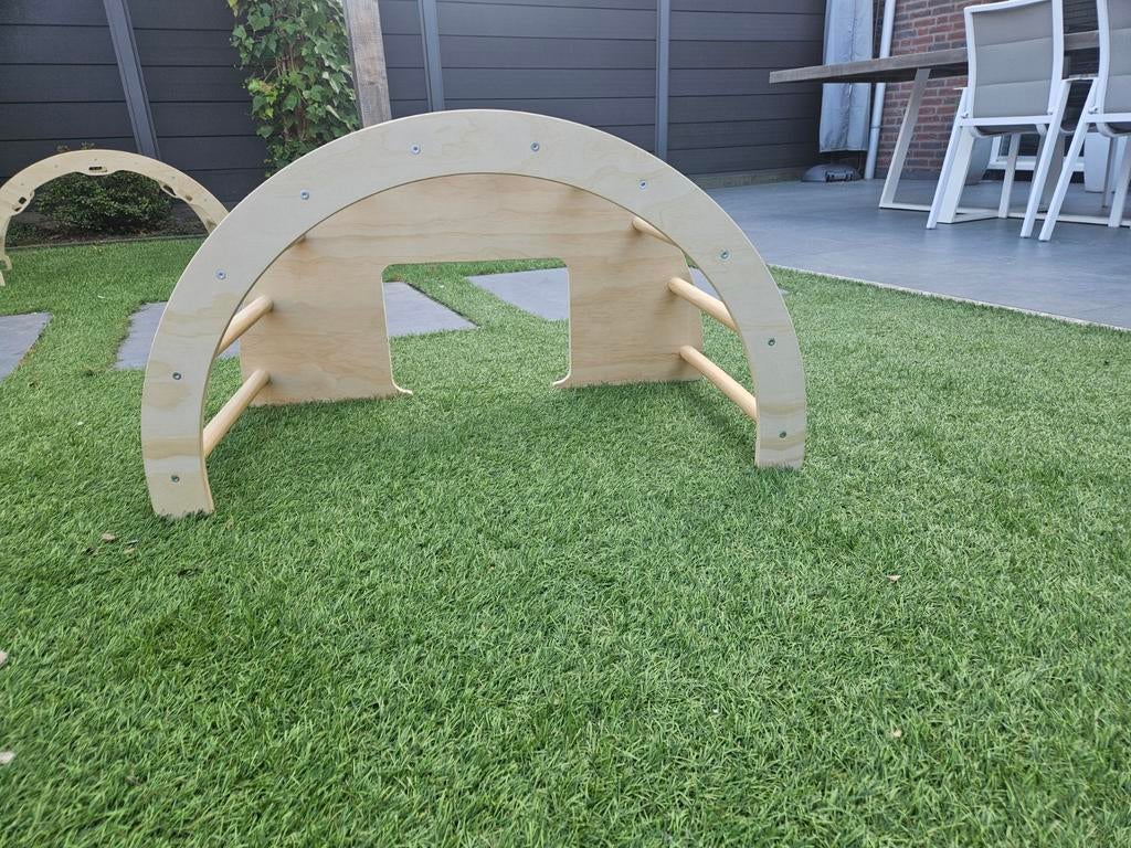 Klimboog met kussen en klimboog met tafelfunctie, Ophalen of Verzenden, Zo goed als nieuw, Klimwand