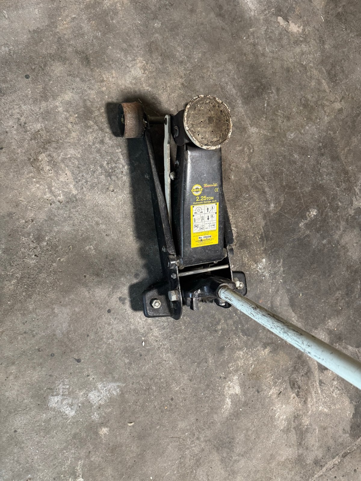 Hydraulische Garagekrik 2.25 Ton - Gebruikt, Ophalen, Gebruikt, Hydraulisch, Garagekrik