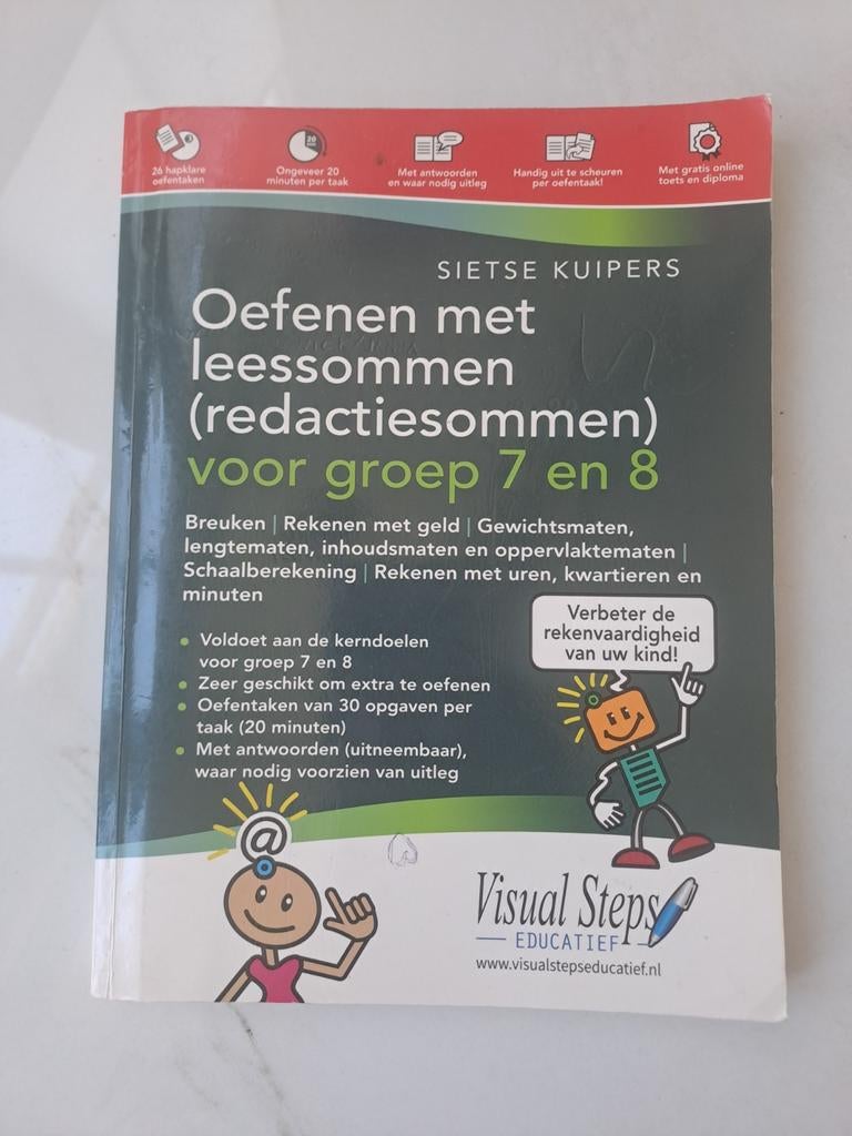 Oefenen met leessommen (redactiesommen) voor groep 7 en 8, Ophalen, Zo goed als nieuw