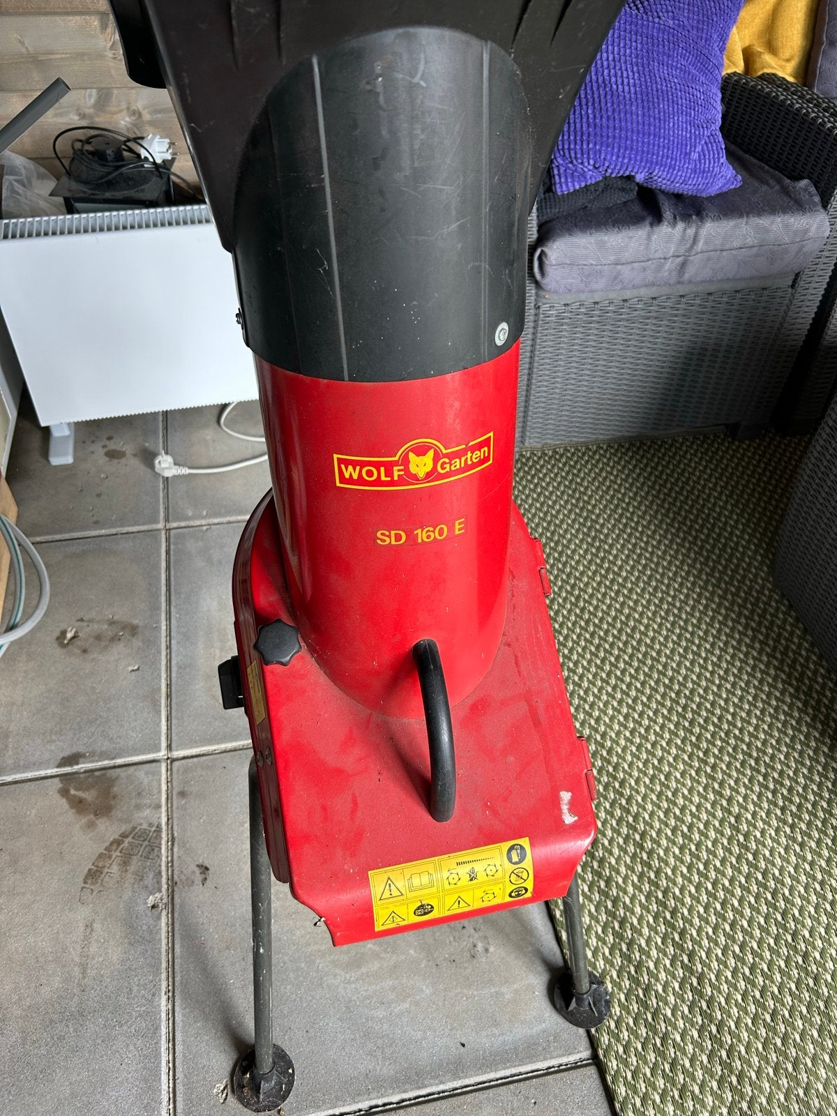 Wolf Garten SD 160 E Hakselaar - Elektrisch, Ophalen, Gebruikt, Elektrisch