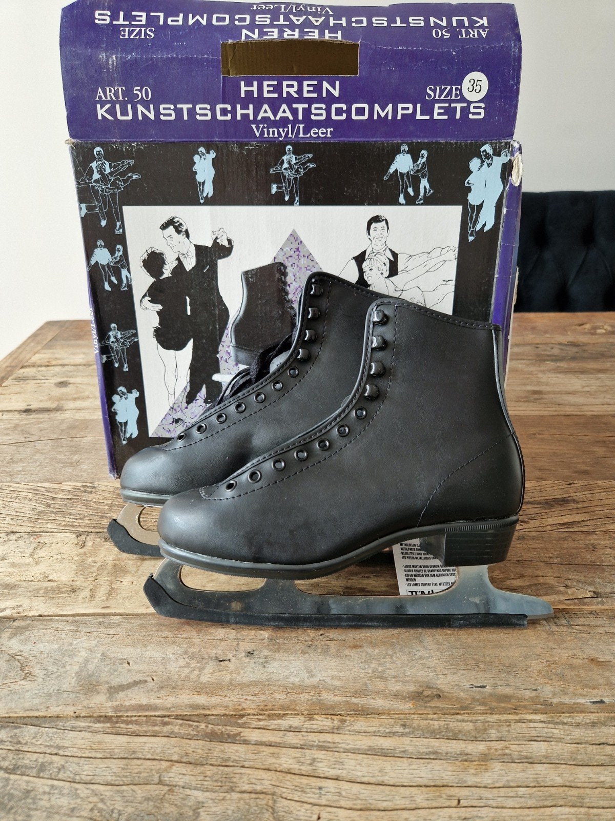 Zwarte kunstschaatsen in maat 35, Overige merken, Nieuw, Ophalen of Verzenden, Kunstschaatsen