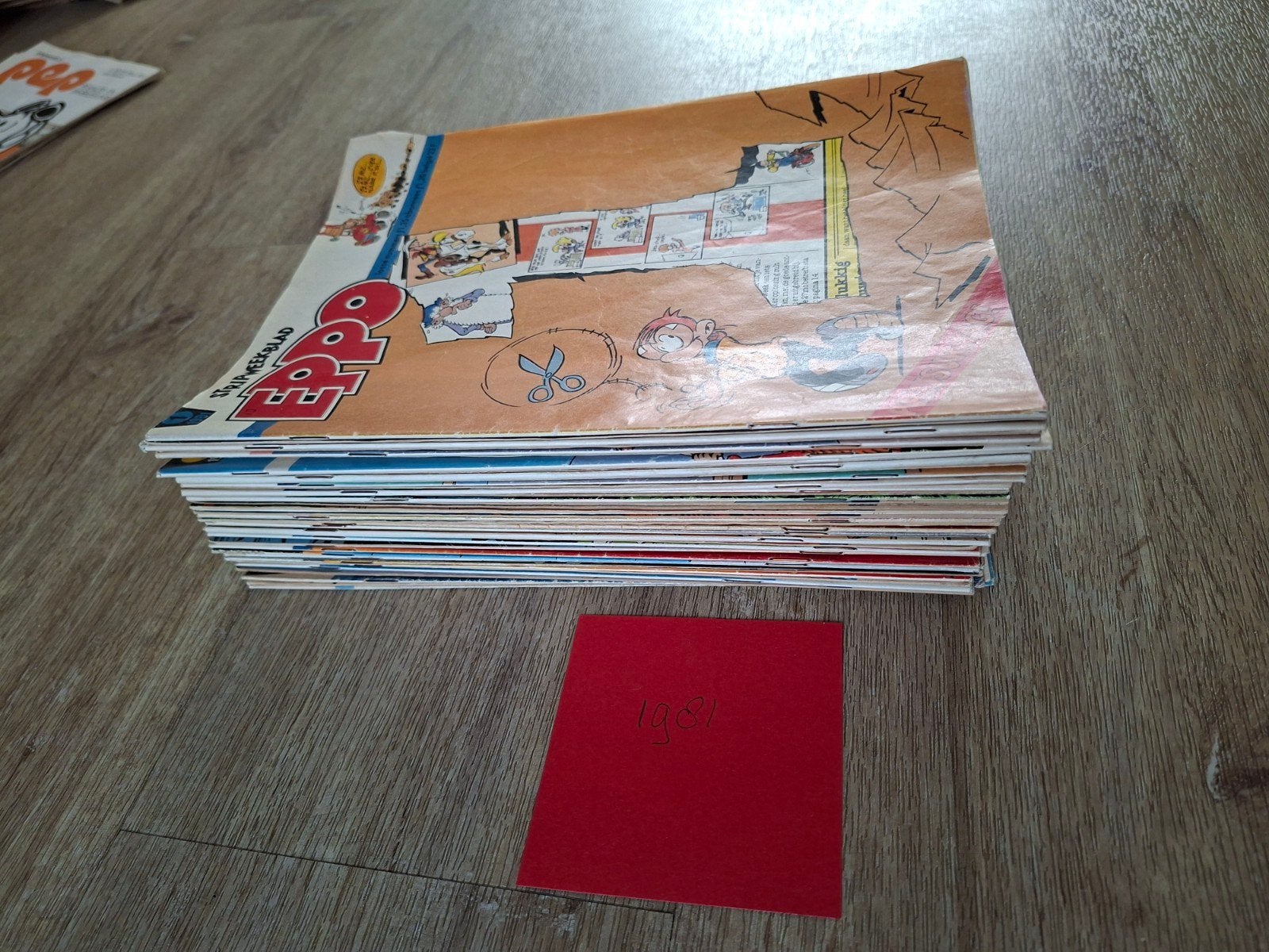 Complete jaargang Eppo weekbladen jaargang 1981, Boeken, Complete serie of reeks, Ophalen of Verzenden, Gelezen