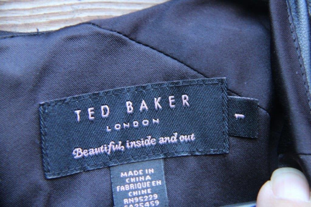 Jurk zwart Ted Baker mt 1 (S) Vaste prijs, Zwart, Ophalen of Verzenden, Zo goed als nieuw, Maat 36 (S)