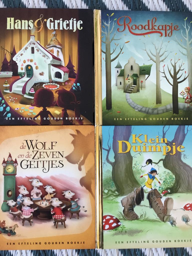 Efteling, Gouden boekjes Efteling 2014 deel 1 t/m 12 en 13, Ophalen of Verzenden, Zo goed als nieuw, Efteling