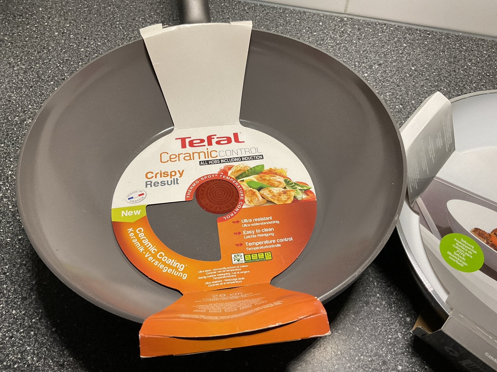 Tefal en Ceracraft pannen 28cm - Keramische coating nieuw, Huis en Inrichting, Tefal, Antiaanbaklaag, Nieuw, Pannenset