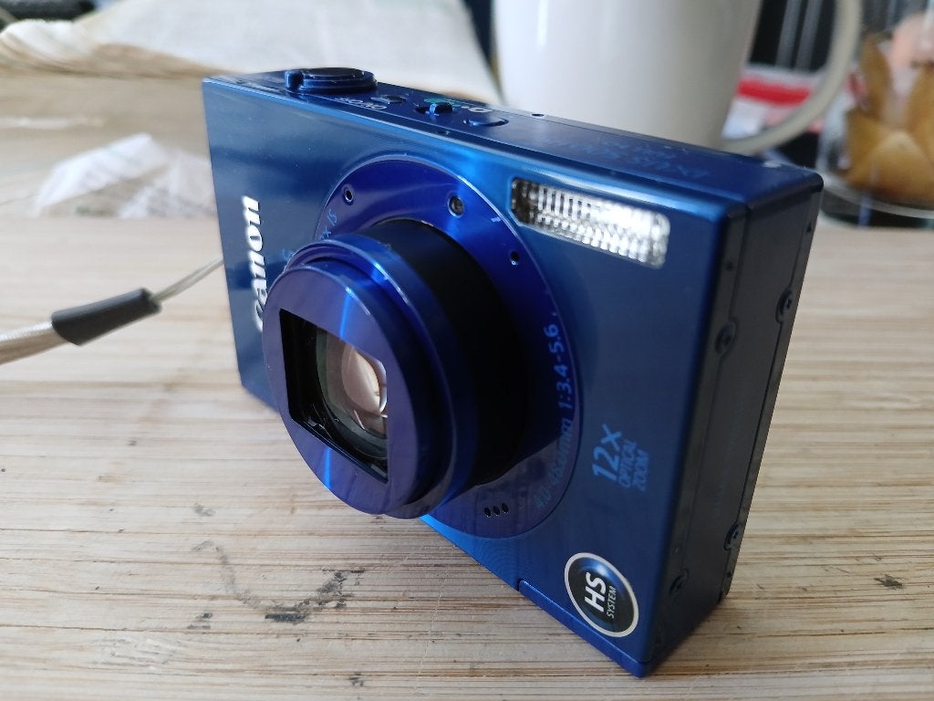 Canon Ixus 500 HS - Blauw - 12MP., Canon, 12 megapixels, Zo goed als nieuw, Compactcamera