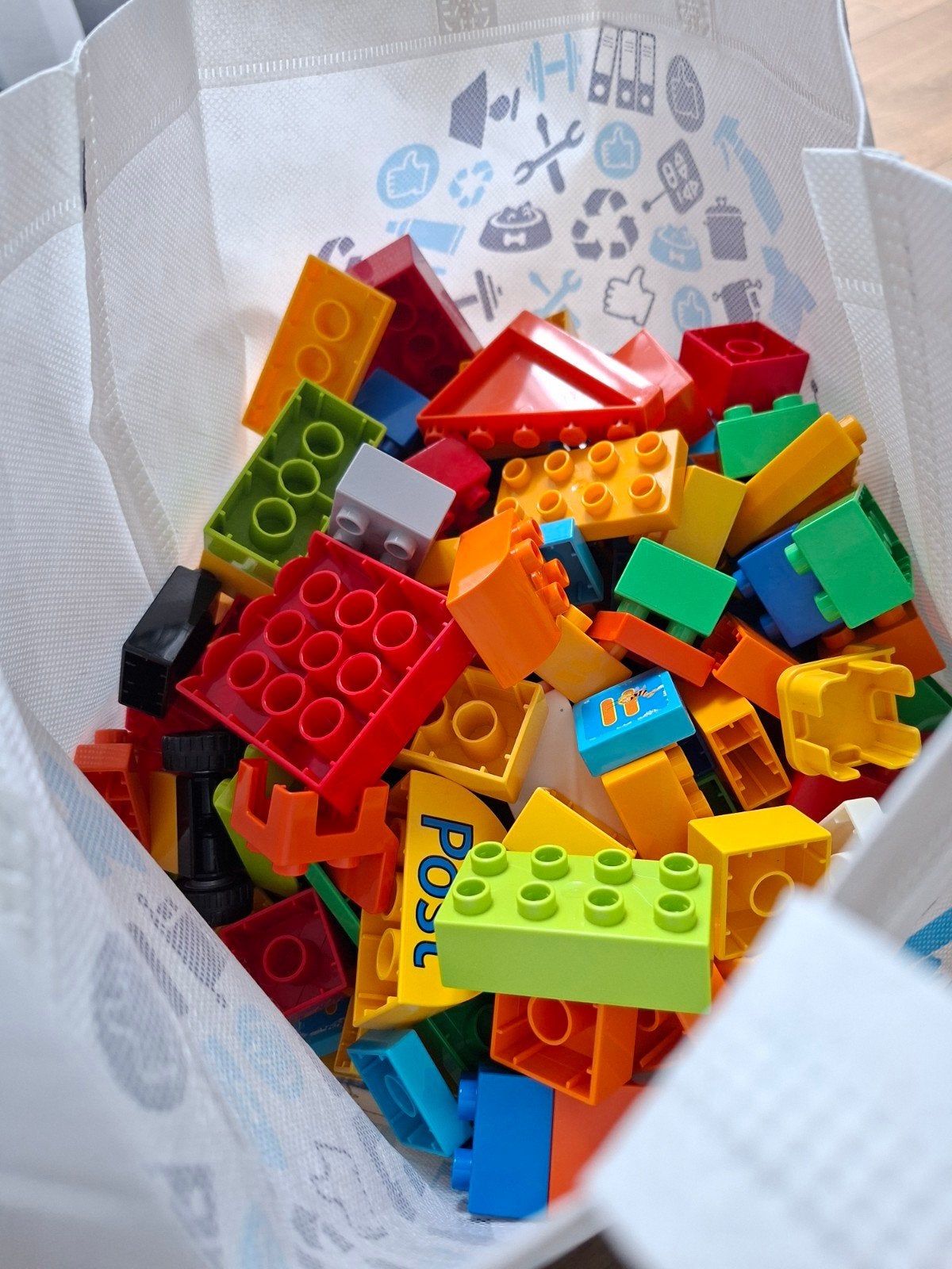 Duplo - bouwstenen - speelgoed - hele tas, Ophalen, Gebruikt, Overige merken