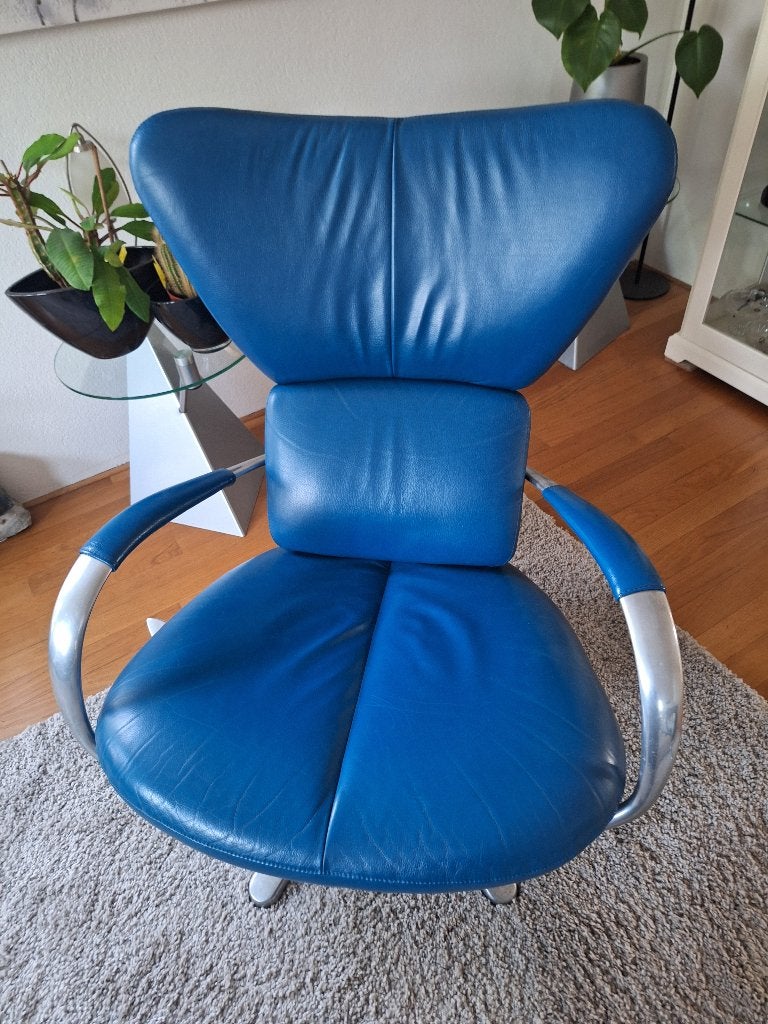 leolux fauteuille type formi, Ophalen, Zo goed als nieuw, 75 tot 100 cm, Leer