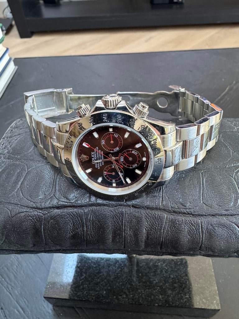 Rolex daytona rolex day-date cartier santos, Ophalen of Verzenden, Zo goed als nieuw, Staal, Rolex