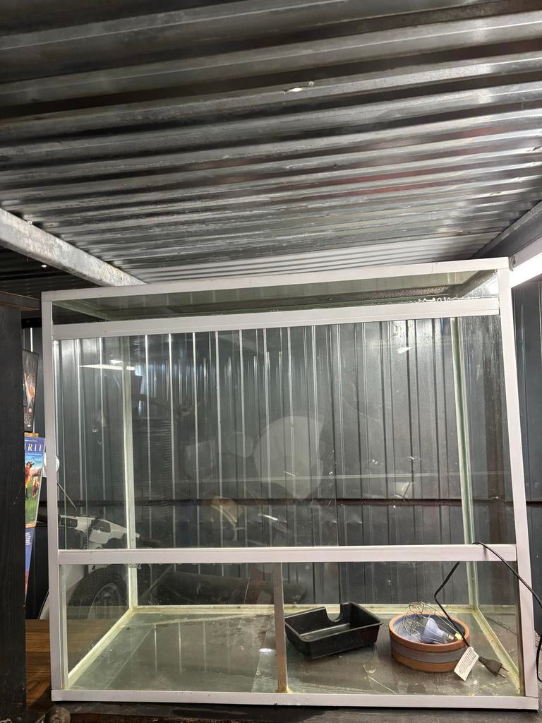 Terrarium 90-90-60cm, Ophalen, Gebruikt, Terrarium of Paludarium