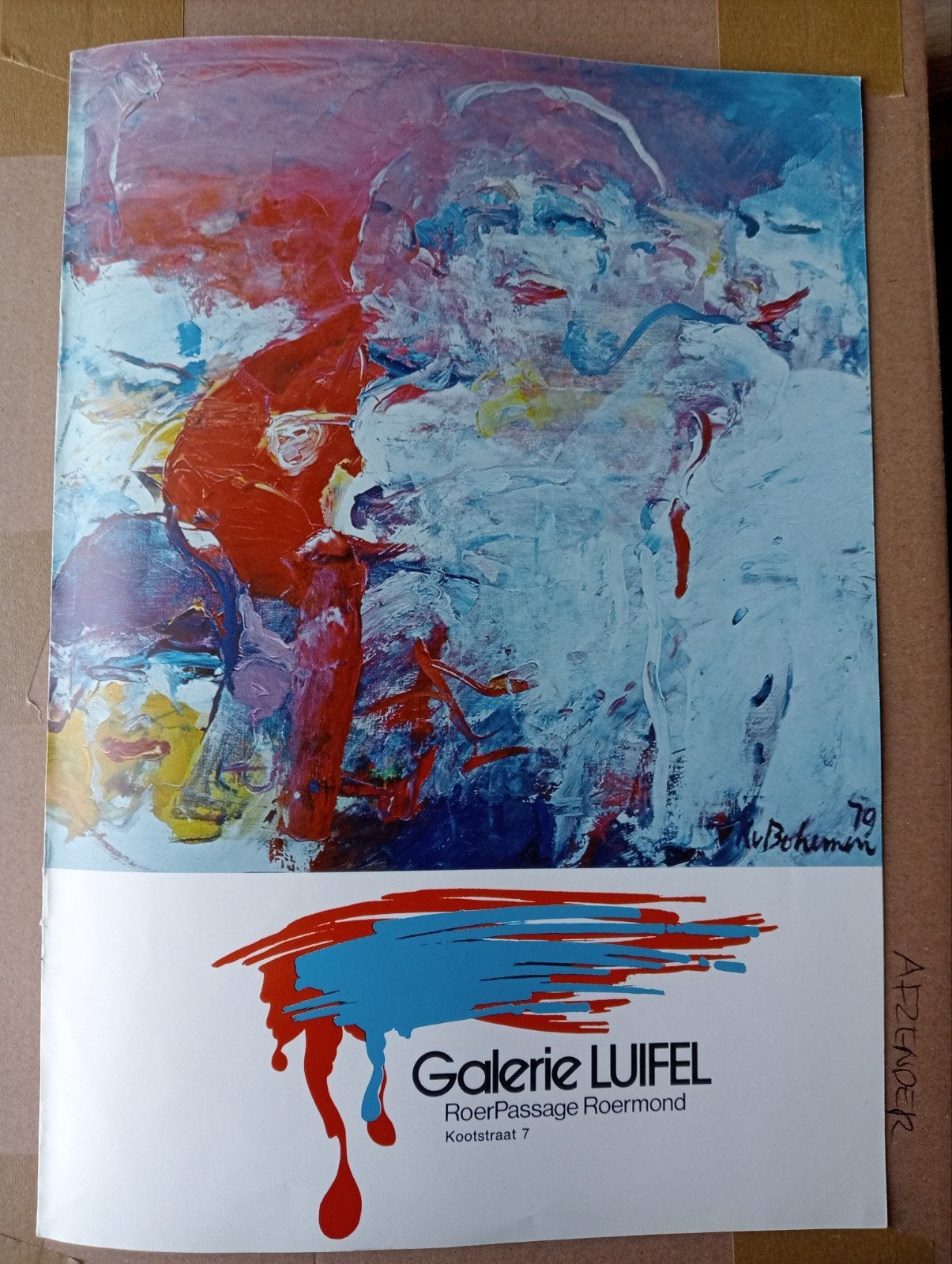 Kees van Bohemen Affiche 1981, Antiek en Kunst, Ophalen of Verzenden