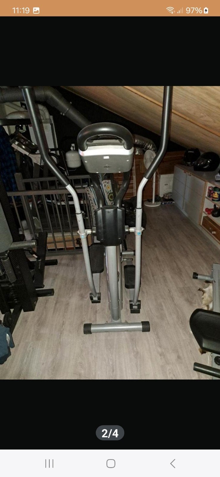 Crosstrainer - Ideaal voor thuistraining, Ophalen, Gebruikt, Crosstrainer, Metaal