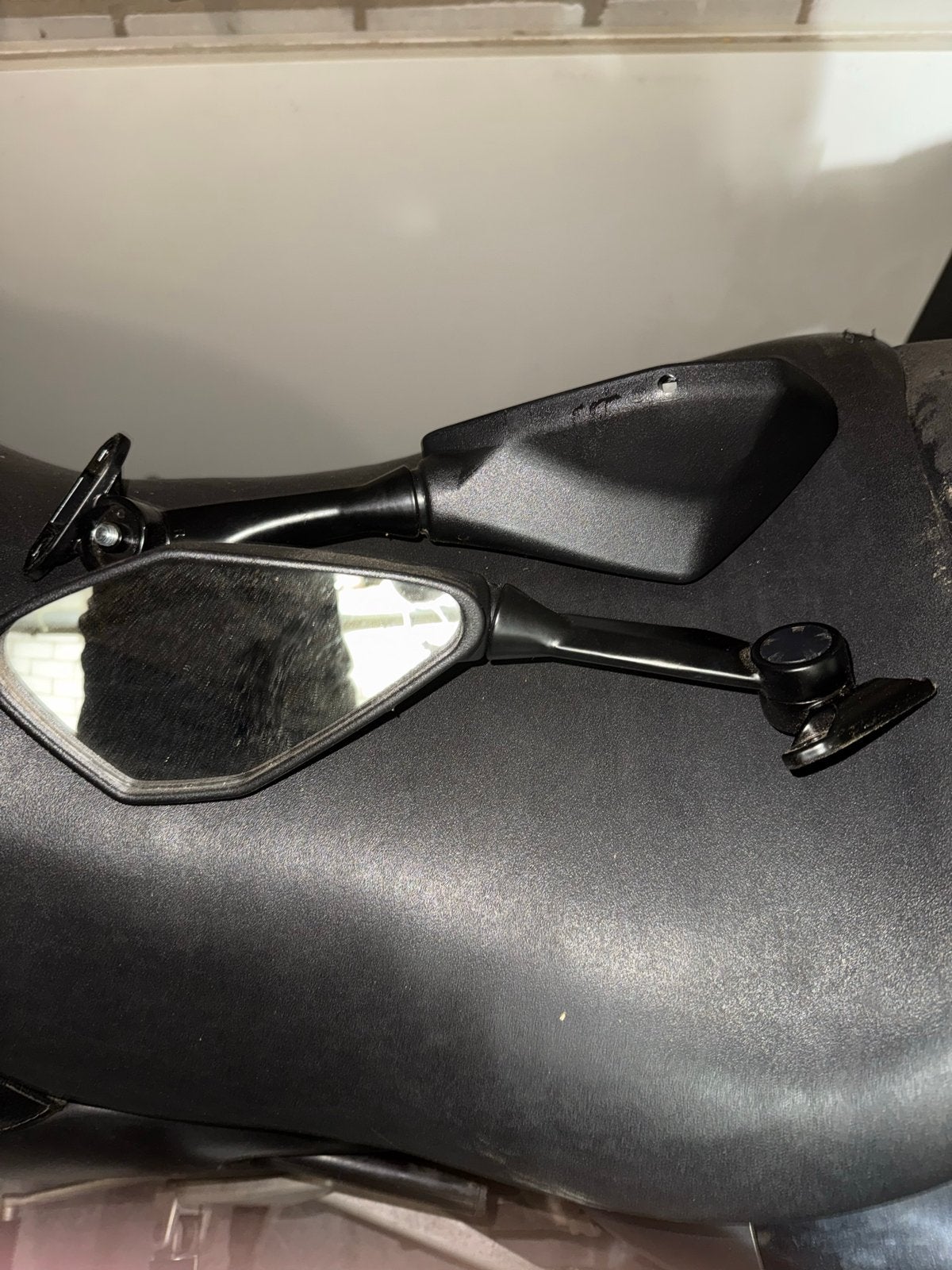 Set origineel Ninja 650 motorfiets spiegels - Zwart, Ophalen, Nieuw