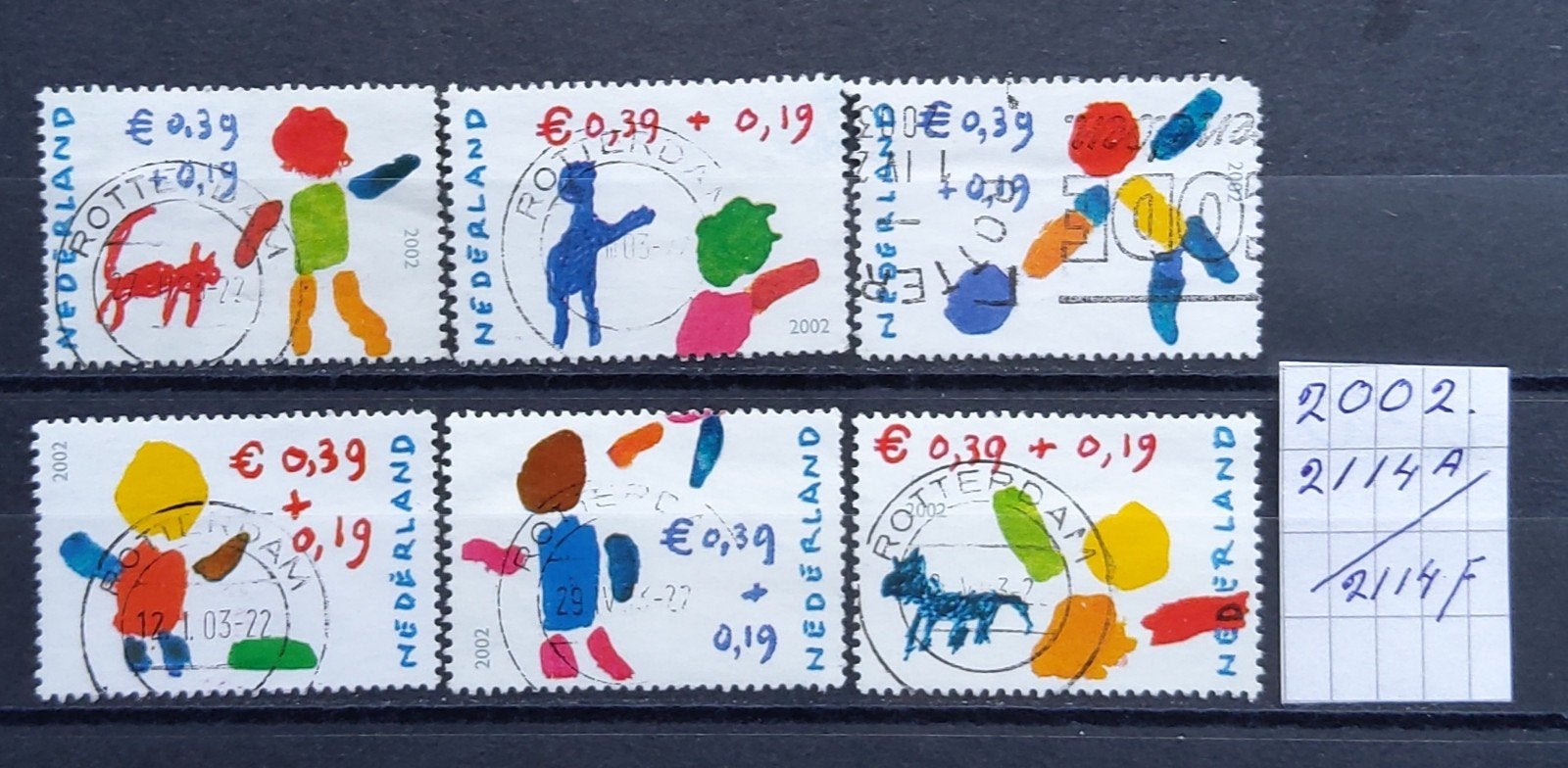 KINDERZEGELS 2002., Ophalen of Verzenden, Na 1940, Gestempeld