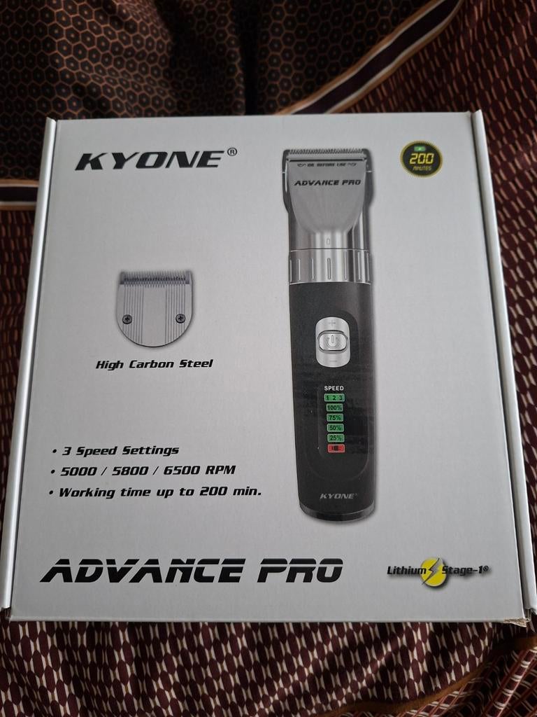 Nieuw in doos KYONE ADVANCE PRO Tondeuse, Sieraden, Tassen en Uiterlijk, Uiterlijk | Haarverzorging, Nieuw, Tondeuse, Ophalen