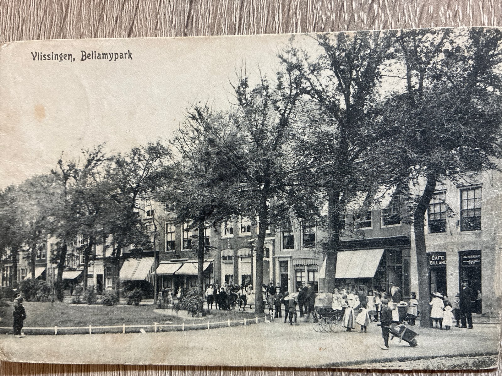 Oude Ansichtkaart Vlissingen, Bellamy Park (1924), Ophalen of Verzenden, 1920 tot 1940, Gelopen, Zeeland