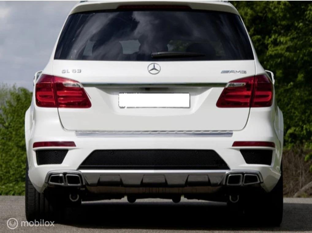 Achterbumper mercedes GL63 AMG X166 compleet zwart, Gebruikt, Ophalen of Verzenden, Achter, Bumper