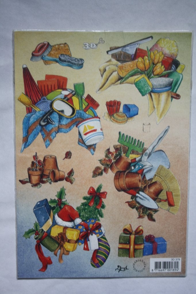 10 st. A5 knipvellen A5 3D marianne design 9982, Ophalen of Verzenden, Nieuw, Kerst, Knipvel