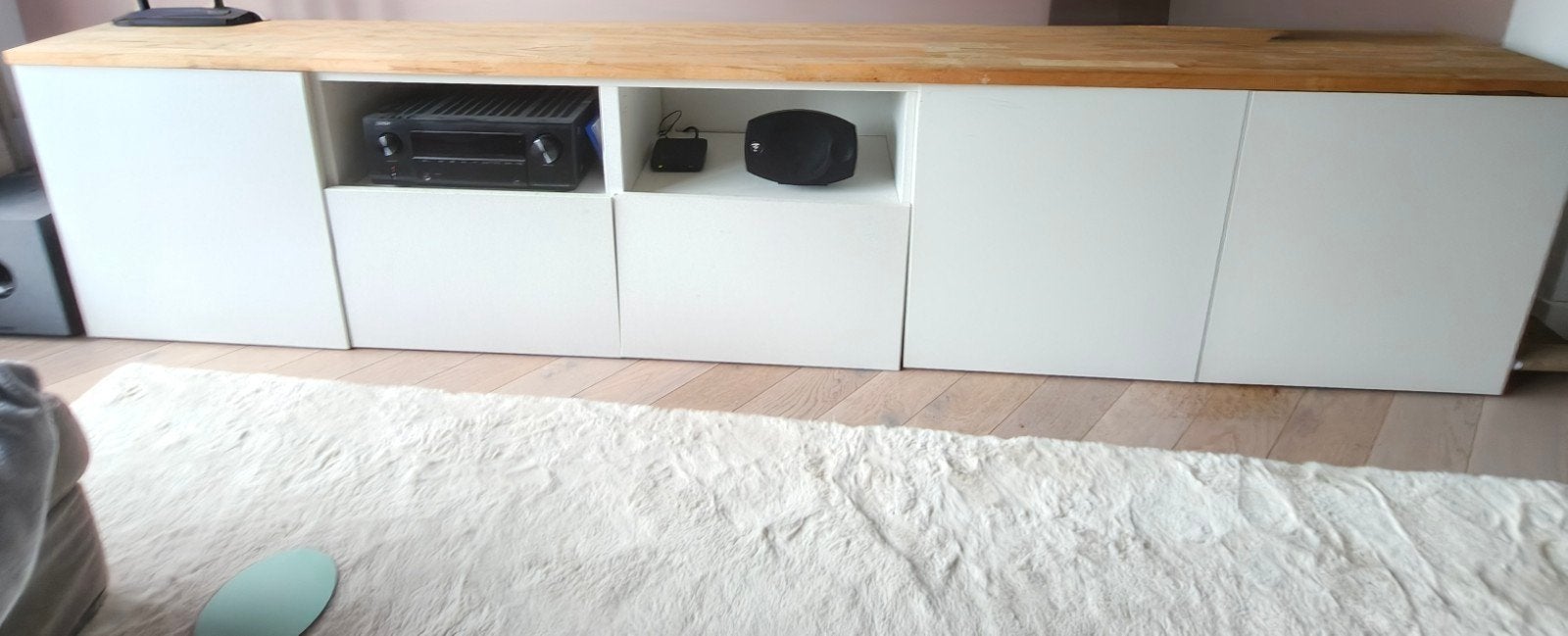 Ikea Besta inclusief werkblad ( 3 meter! ) z.g.a.n., Huis en Inrichting, Ophalen, Zo goed als nieuw, 200 cm of meer