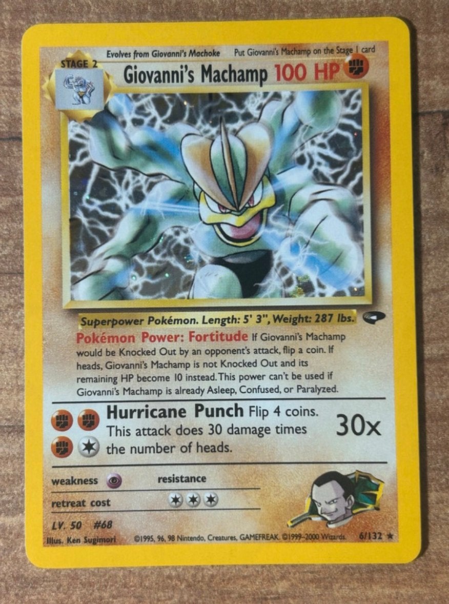 Giovanni’s Machamp, Ophalen of Verzenden, Nieuw, Losse kaart, Foil
