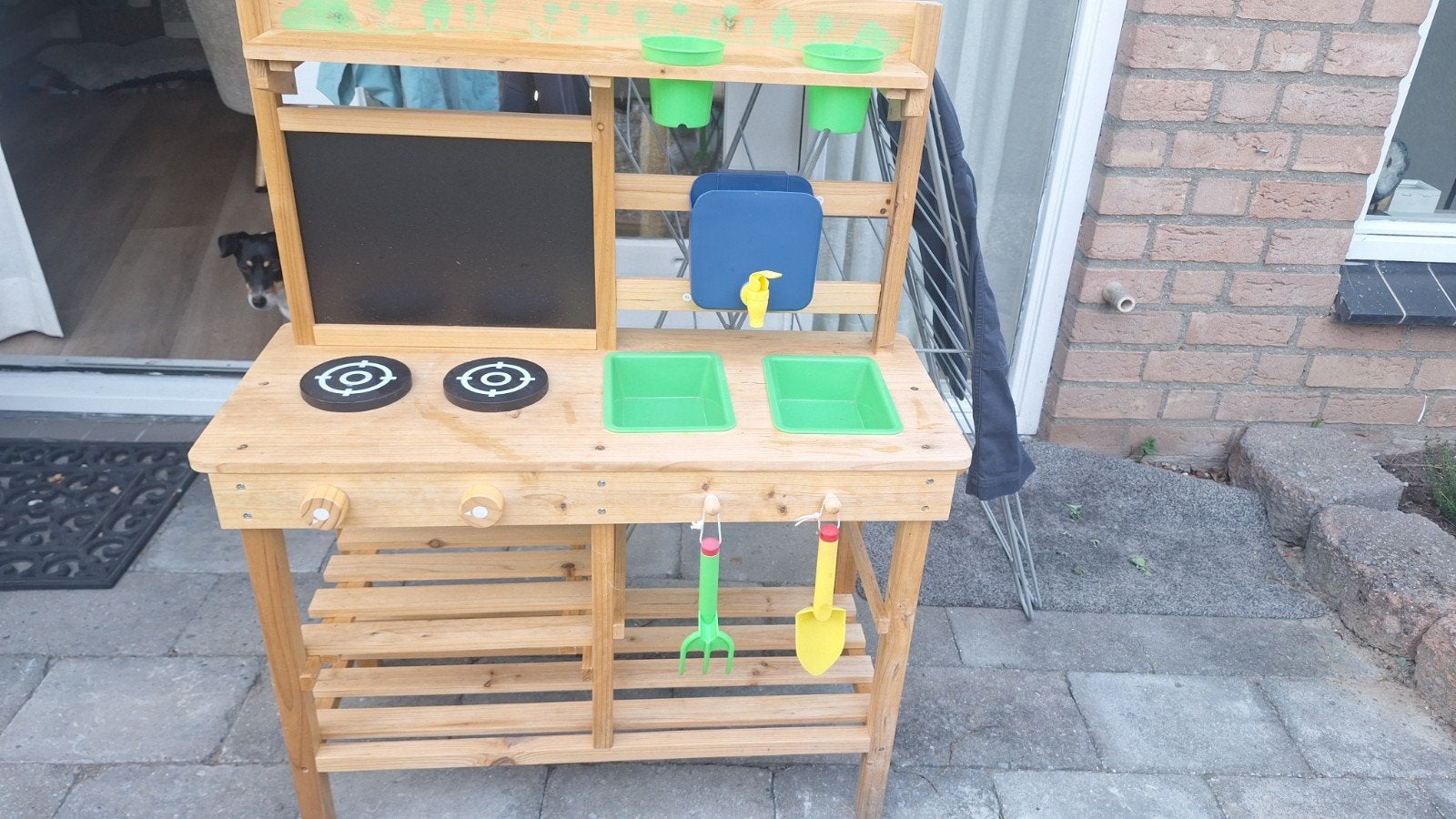 Zgan buitenkeuken / modderkeuken voor kinderen, Ophalen, Zo goed als nieuw, Hout