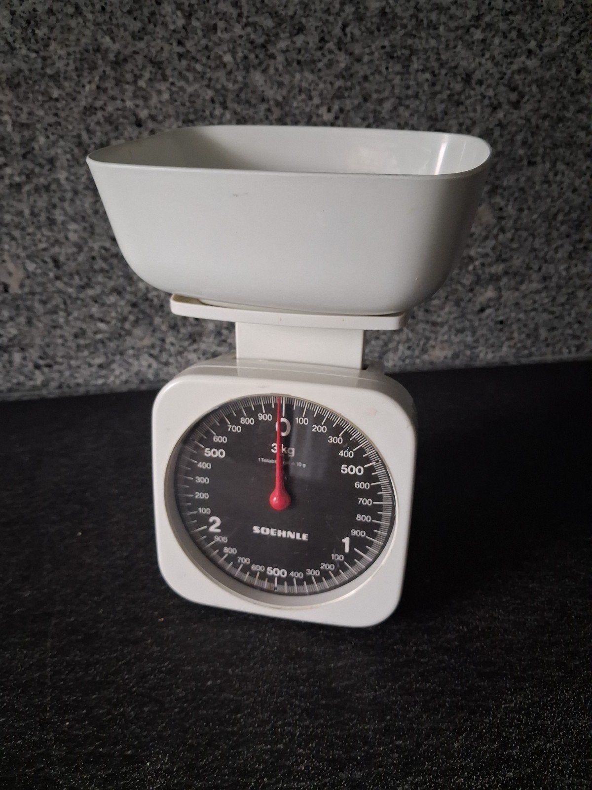 Vintage Soehnle keukenweegschaal, Ophalen of Verzenden, 1 tot 500 gram, Keukenweegschaal, Minder dan 10 kg