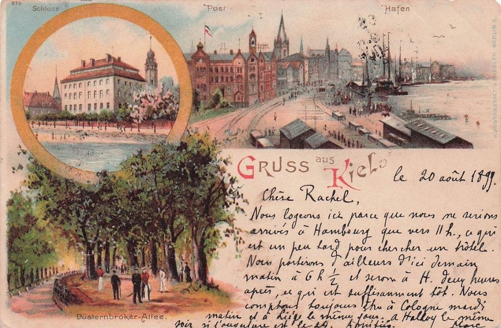 702-368-027 Kiel, Verzenden, Voor 1920, Duitsland