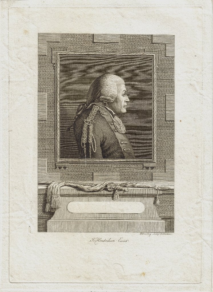 Hendrik Roosing en Jan Christiaan Sepp gravure "Portret", Antiek en Kunst, Ophalen, 1800 - 1899, Portret, Gravure
