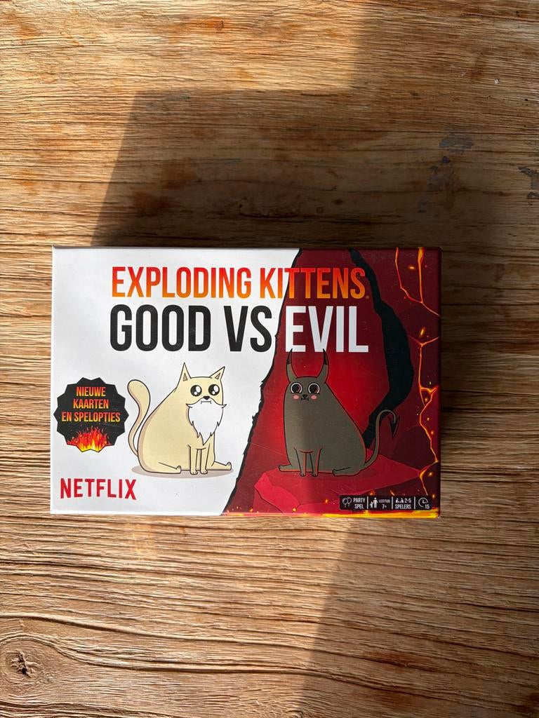Exploding Kittens Good vs Evil - Nieuw in doos!, Drie of vier spelers, Ophalen of Verzenden, Nieuw