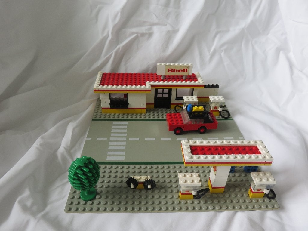 Lego classic town, set 377 Shell Service Station, Lego, Ophalen of Verzenden, Complete set, Compleet