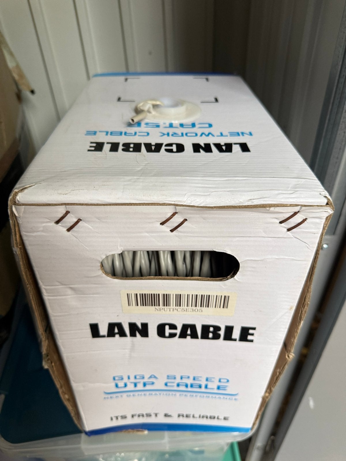 LAN Kabel Cat.5e Giga Speed UTP Kabel - Nieuw, Computers en Software, Pc- en Netwerkkabels, Ophalen of Verzenden, Nieuw