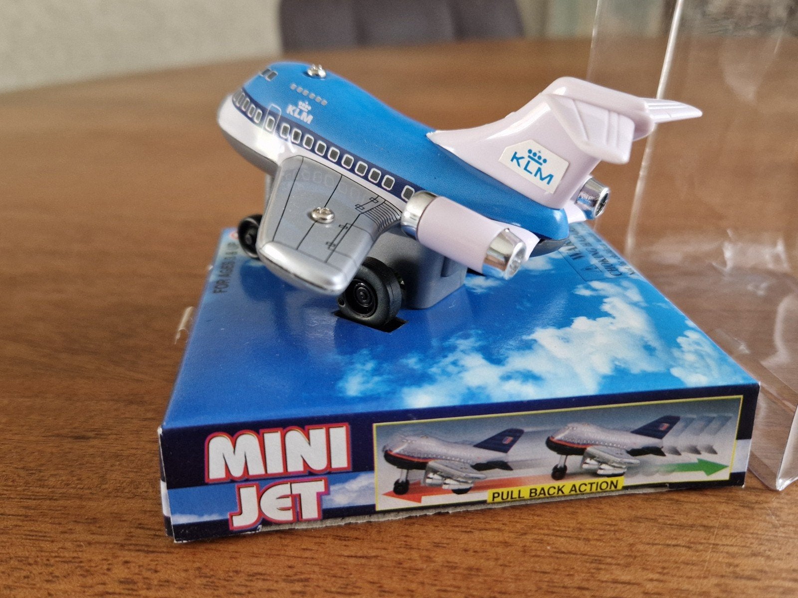 KLM Mini Jet vliegtuigje - Pull Back Action, Ophalen of Verzenden, Nieuw