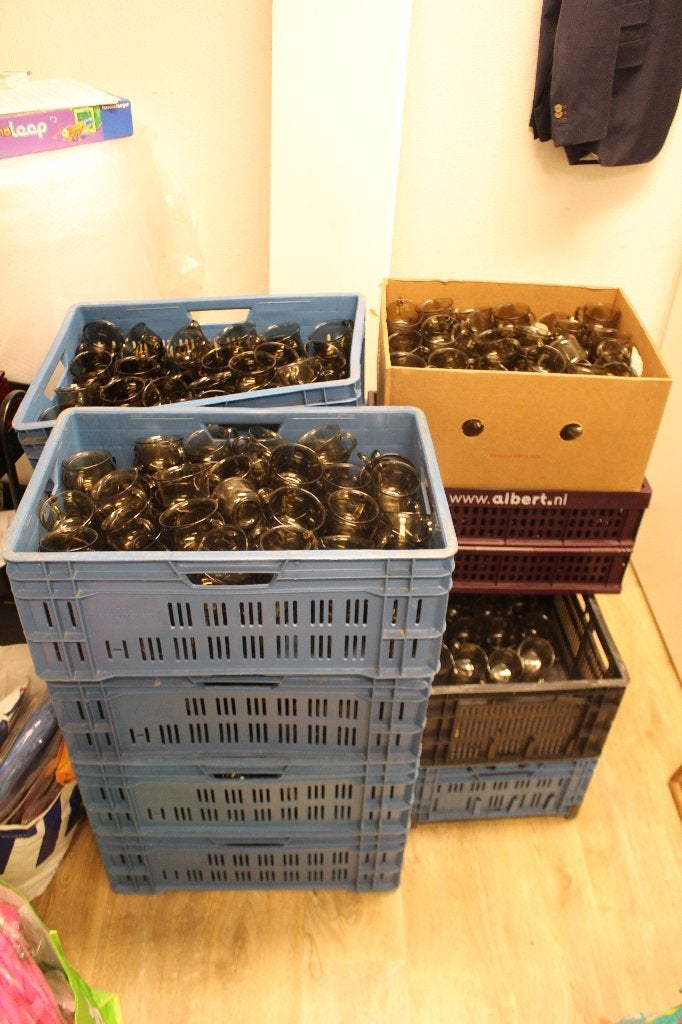 Grote horecapartij Arcoroc rookglas in 12 kratten, Ophalen, Overige stijlen, Kop(pen) en/of Schotel(s), Glas