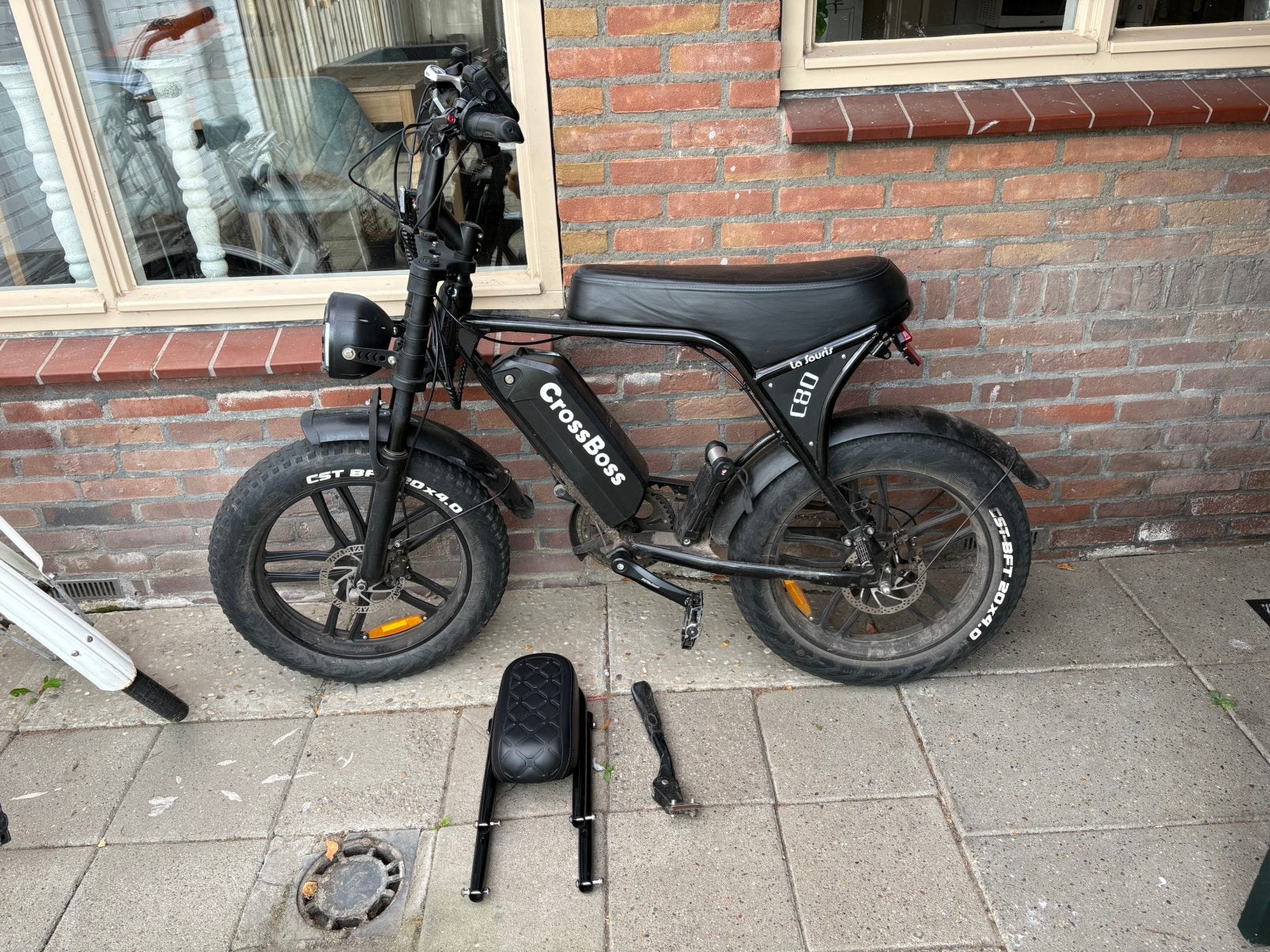 Fatbike CrossBoss V8 C80 Glossy Black Special Edition, 59 cm of meer, Ophalen, Zo goed als nieuw, Overige merken