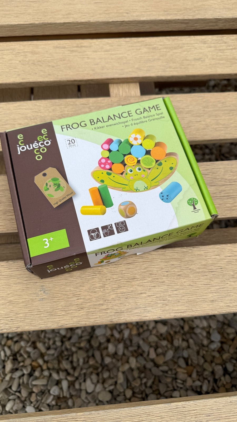 Jouéco Kikker Evenwichtspel - Frog Balance Game, Ophalen of Verzenden, Zo goed als nieuw, Overige typen
