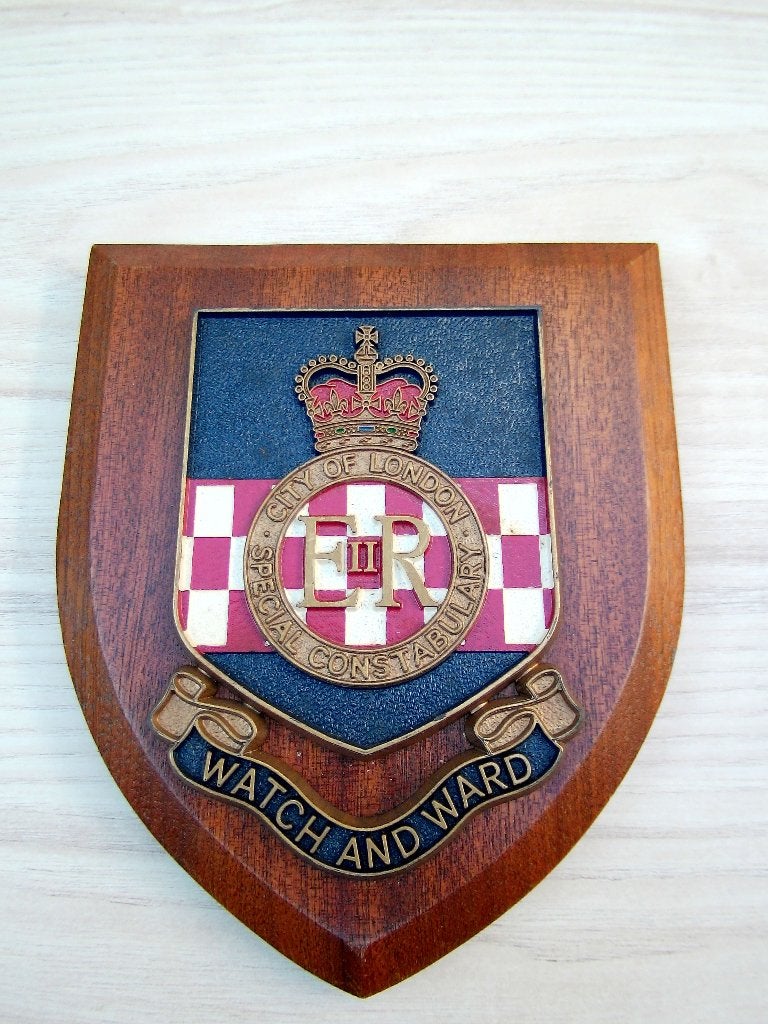 Wapenschild City of London Special Constabulary, Ophalen of Verzenden, Overige soorten, Engeland, Embleem of Badge