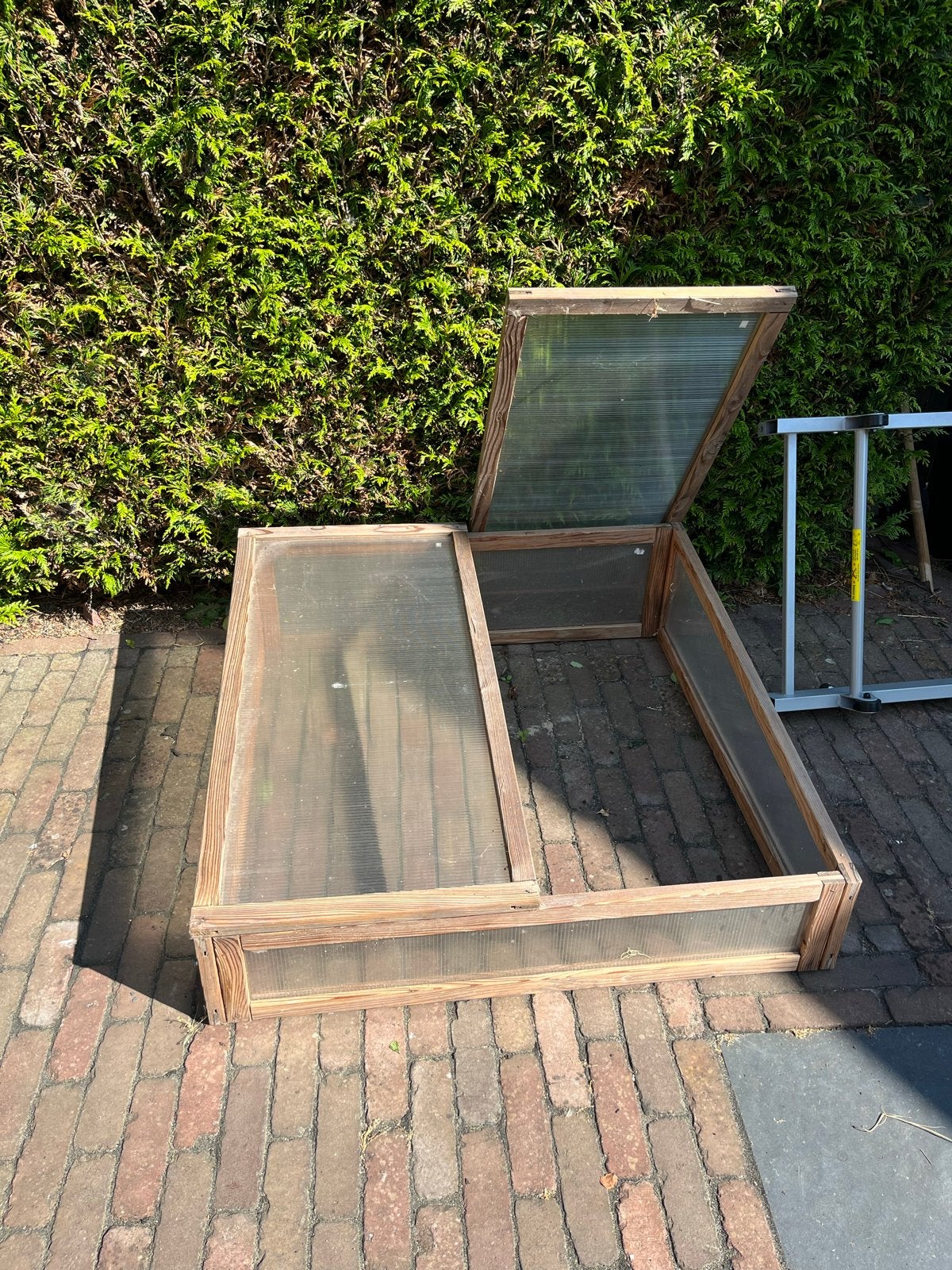 Houten kweekbak / koude bak voor tuin, Tuin en Terras, Kassen, Ophalen, Overige materialen, Kweekkas, Polycarbonaat