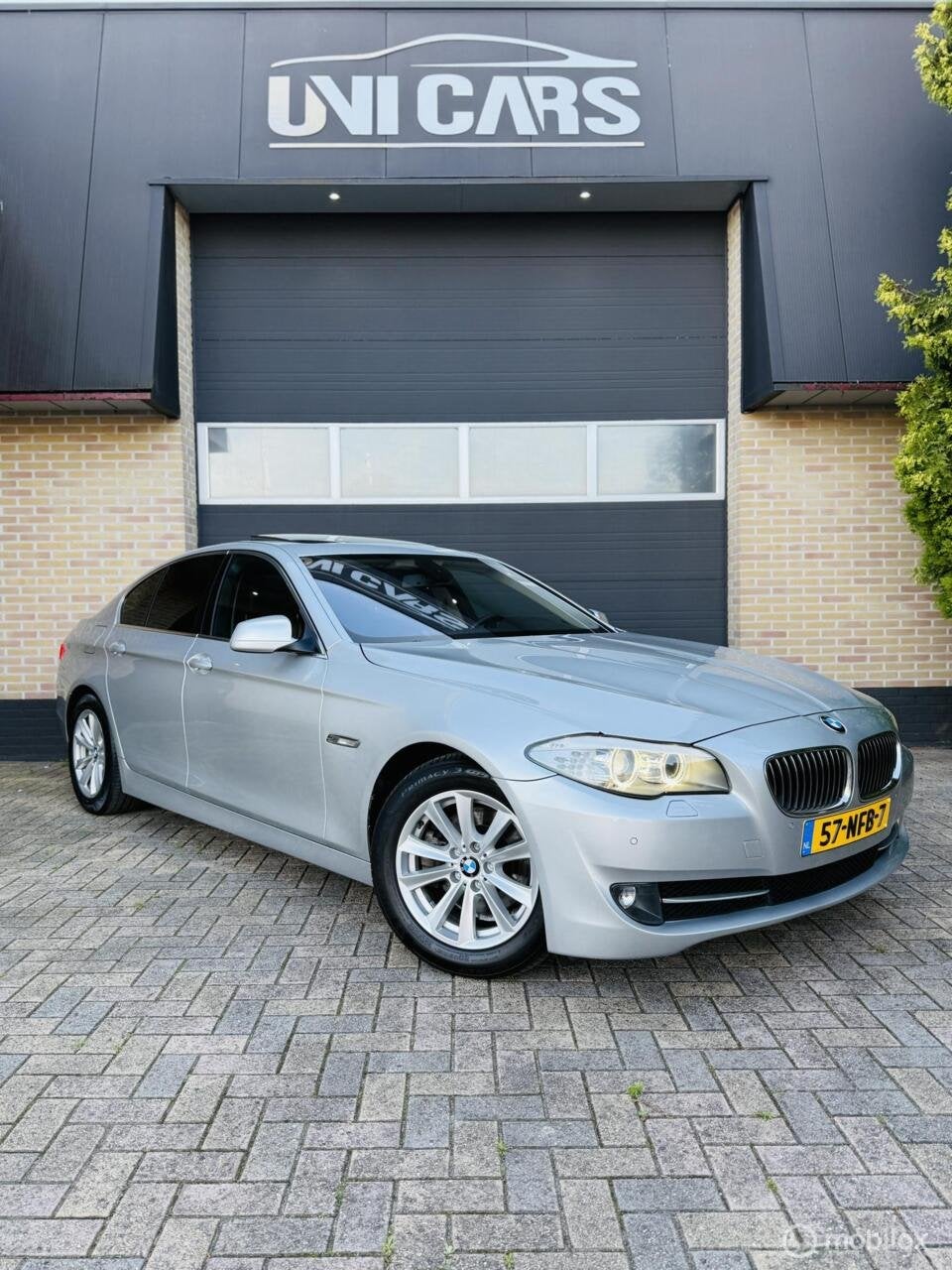 BMW 5-serie 523i High Executive|Opendak|Leder|Nette staat!, Euro 5, Achterwielaandrijving, Gebruikt, Zwart
