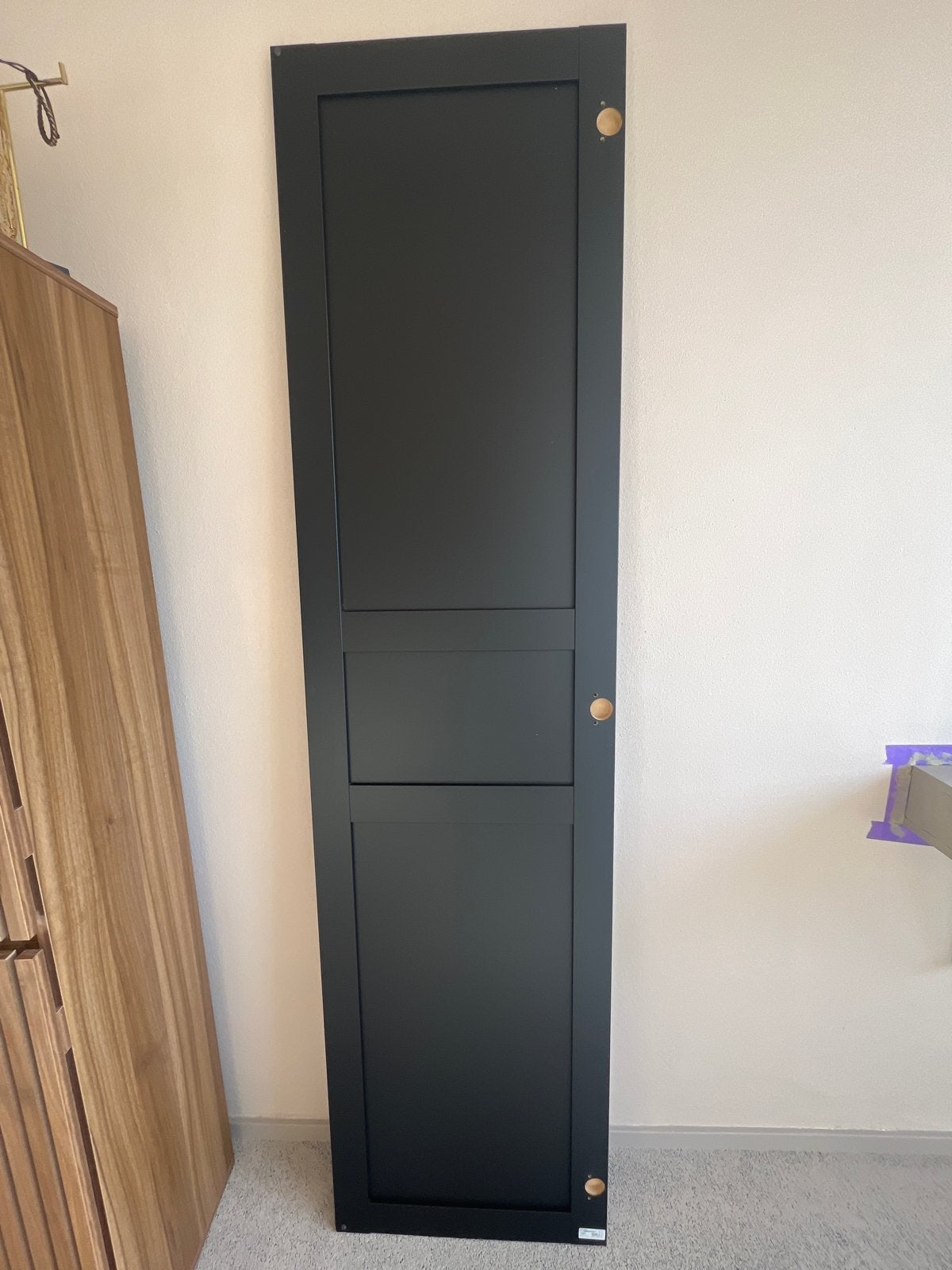 IKEA FLISBERGET Deur Zwart - Zo goed als nieuw, Huis en Inrichting, Ophalen, Zo goed als nieuw